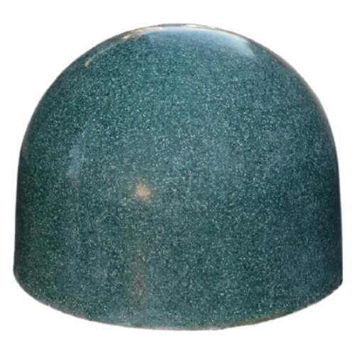 Бетонная полусфера БПС-15 [Под гранит, зеленая, антипарковочная]